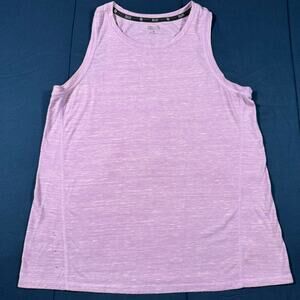 Zelos Purple Space Dye Athletic Tank Top Women’s Medium Workout Gym